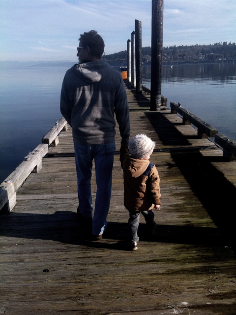 after-the-rain.org / Walking down the dock in Coupeville, Whidbey Island